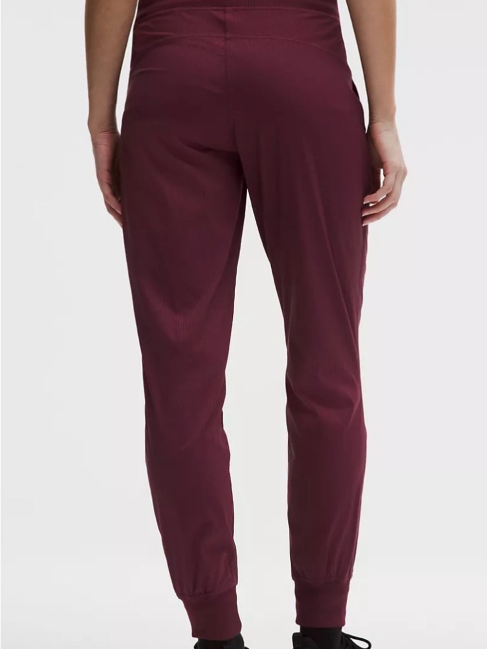 lululemon athletica Ribbed Track Joggers in Deep Plum